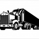 kamion, convoy, teherautó, falmatrica, Kamion