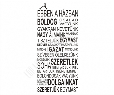 Házi áldás Falmatrica