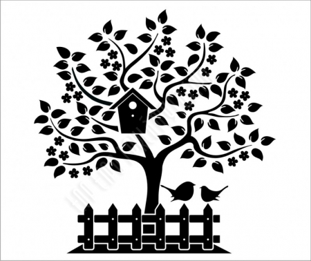 Fa madarakkal