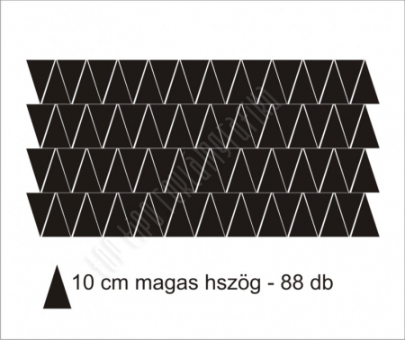 Háromszög matricaszett