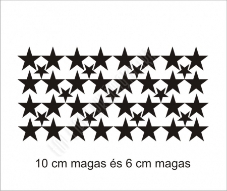 Csillag matricaszett