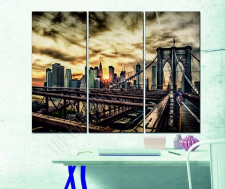 Brooklyn híd festővászon