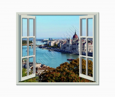 Budapest ablakposzter