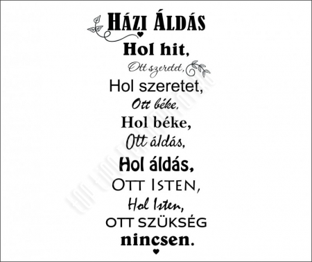 Házi áldás