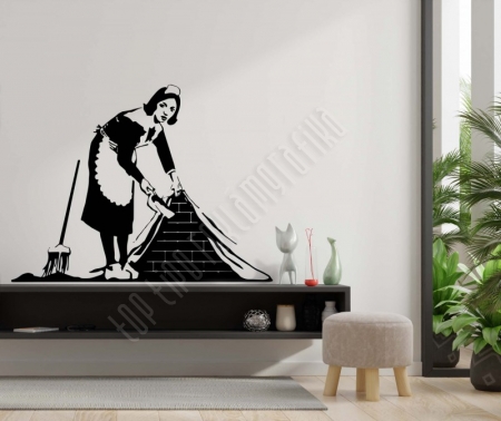 Szobalány Banksy