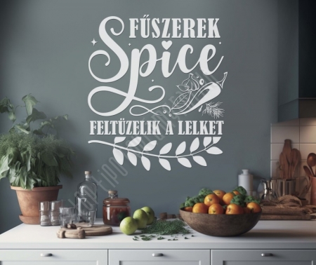 Fűszer falmatrica