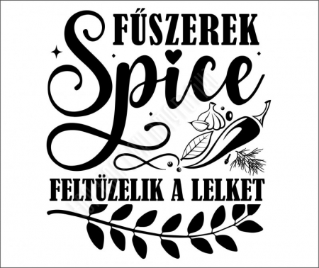 Fűszer falmatrica