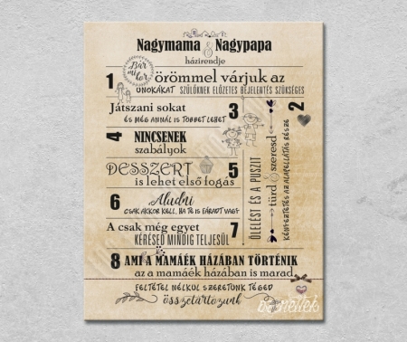 Nagymama házirendje