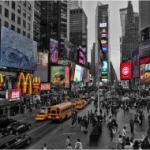 new york, város, amerika, utcakép, poszter, New York