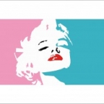 Marilyn Monroe, szex, nő, arc, színésznő,falmatrica, Marilyn