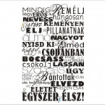 élet, nevetés, játék, csók, falmatrica, Élet