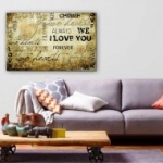 love, szerelem, retro, antik, virág, vászonkép, Szerelem vászonkép