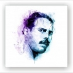 zene, freddie mercury vászonkép, Freddie Mercury vászonkép