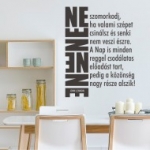 idézet, szomorkodj, falmatrica, Ne szomorkodj