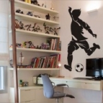 játékos, sportoló, sport, falmatrica, Foci falmatrica