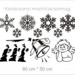 csengő, angyalka, hópihe, három királyok