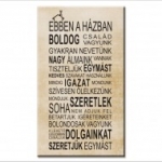 , Vászonképek idézettel