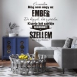 ember, szerelem, szellem, falmatrica