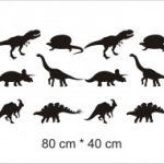 állat, rex, jurassic, természet, falmatrica, Dinó matricaszett
