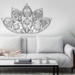 mandala, india, minta, virág, falmatrica, Lótuszvirág