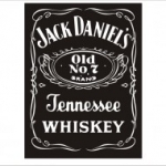 amerikai, ital, rövidital, falmatrica, Jack Daniels Whiskey