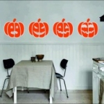 sütőtök, halloween, falmatrica, Halloween tök