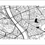 Budapest, Duna, híd, rajz, falmatrica, Budapest térkép