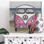 tenger, design, vászonkép, Volkswagen