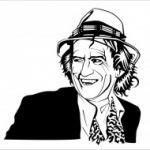 rock gitár falmatrica rolling stones, Keith Richards