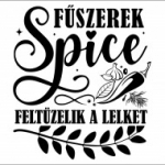 levél, mag, főzés, sütés, étel készítés, falmatrica, Fűszer falmatrica