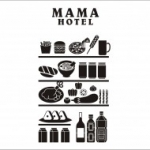 hűtőszekrény matrica, Mama Hotel