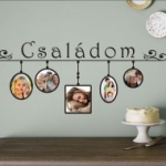 névnap ajándék matrica, Családom