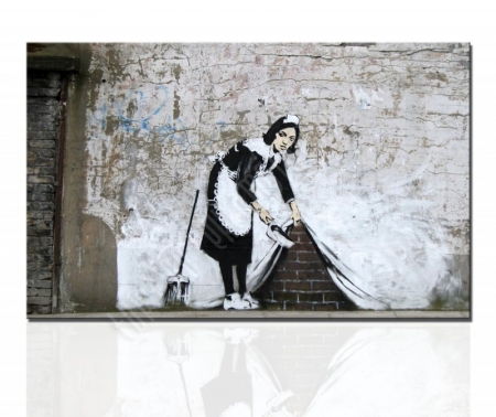 Szobalány Banksy