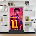 csatár, Barca, foci, futball, poszter, Neymar poszter