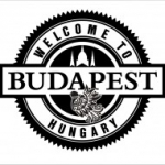 repül, madár, Budapest, pecsét, falmatrica, Budapest pecsét