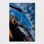 repülő, repülőgép, pilóta, USA, fényes, csillogás vászonkép