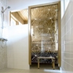 üvegfólia matrica fürdőszoba szauna